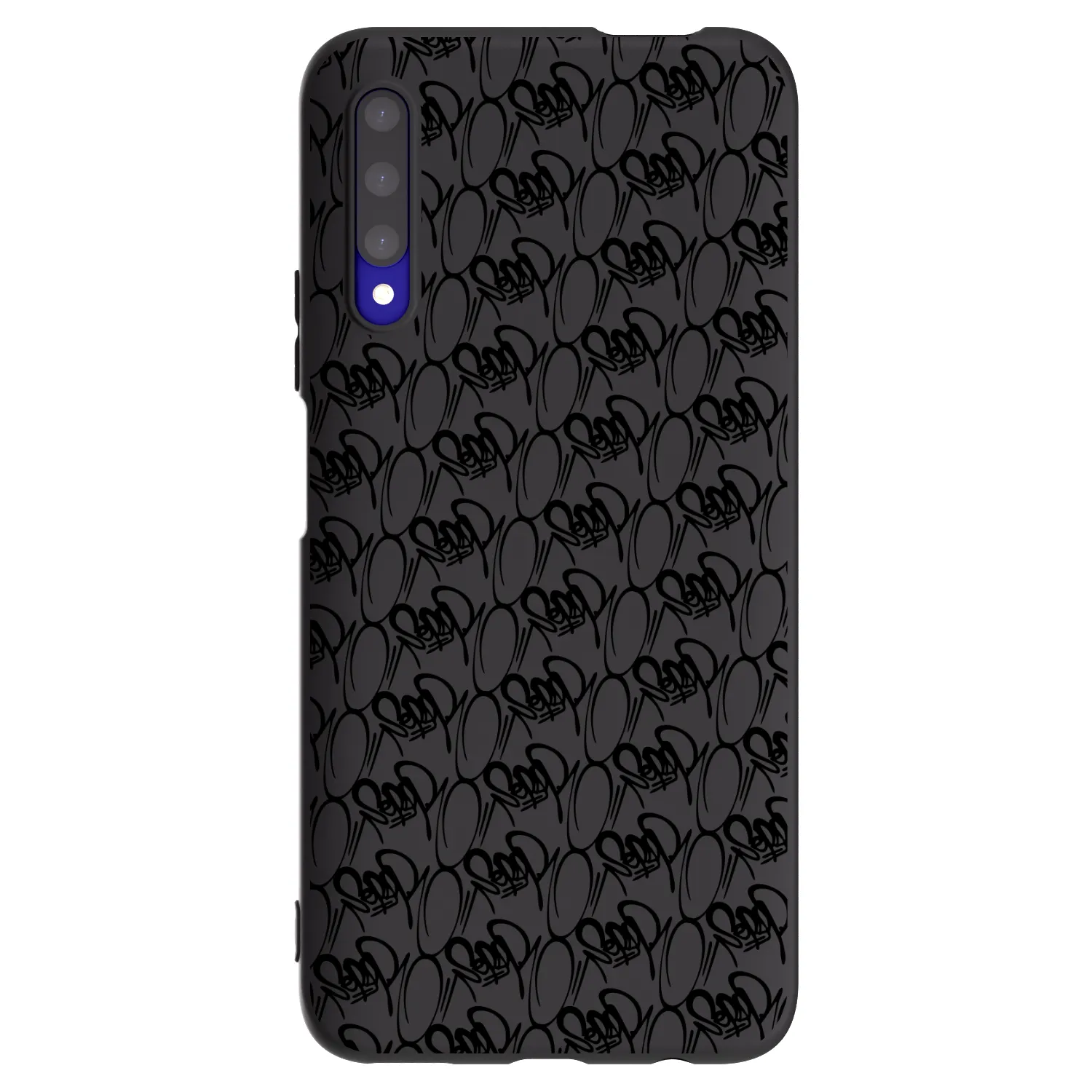 Picasee silikónový čierny obal pre Honor 9X Pro - Separ - Black On Black 2