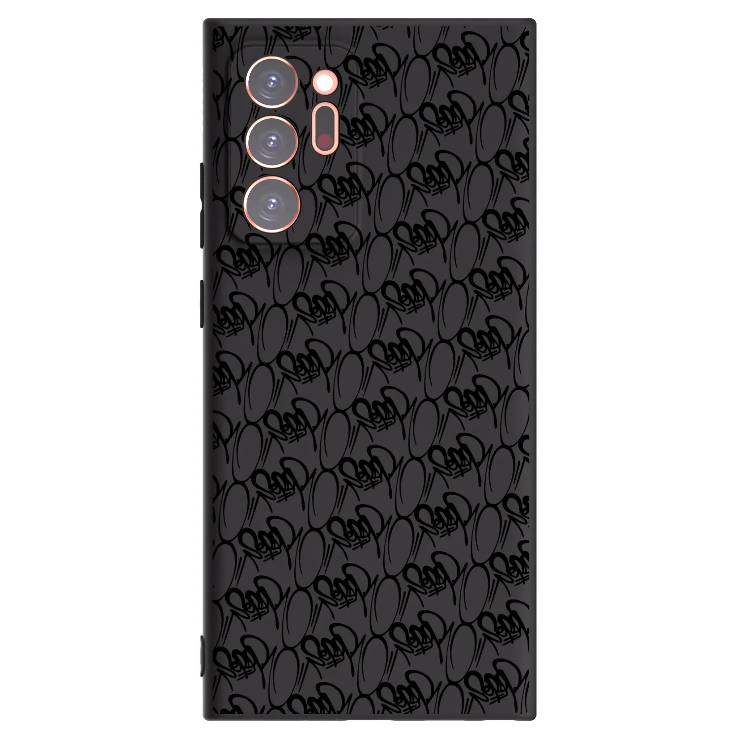 Picasee silikónový čierny obal pre Samsung Galaxy Note 20 Ultra - Separ - Black On Black 2