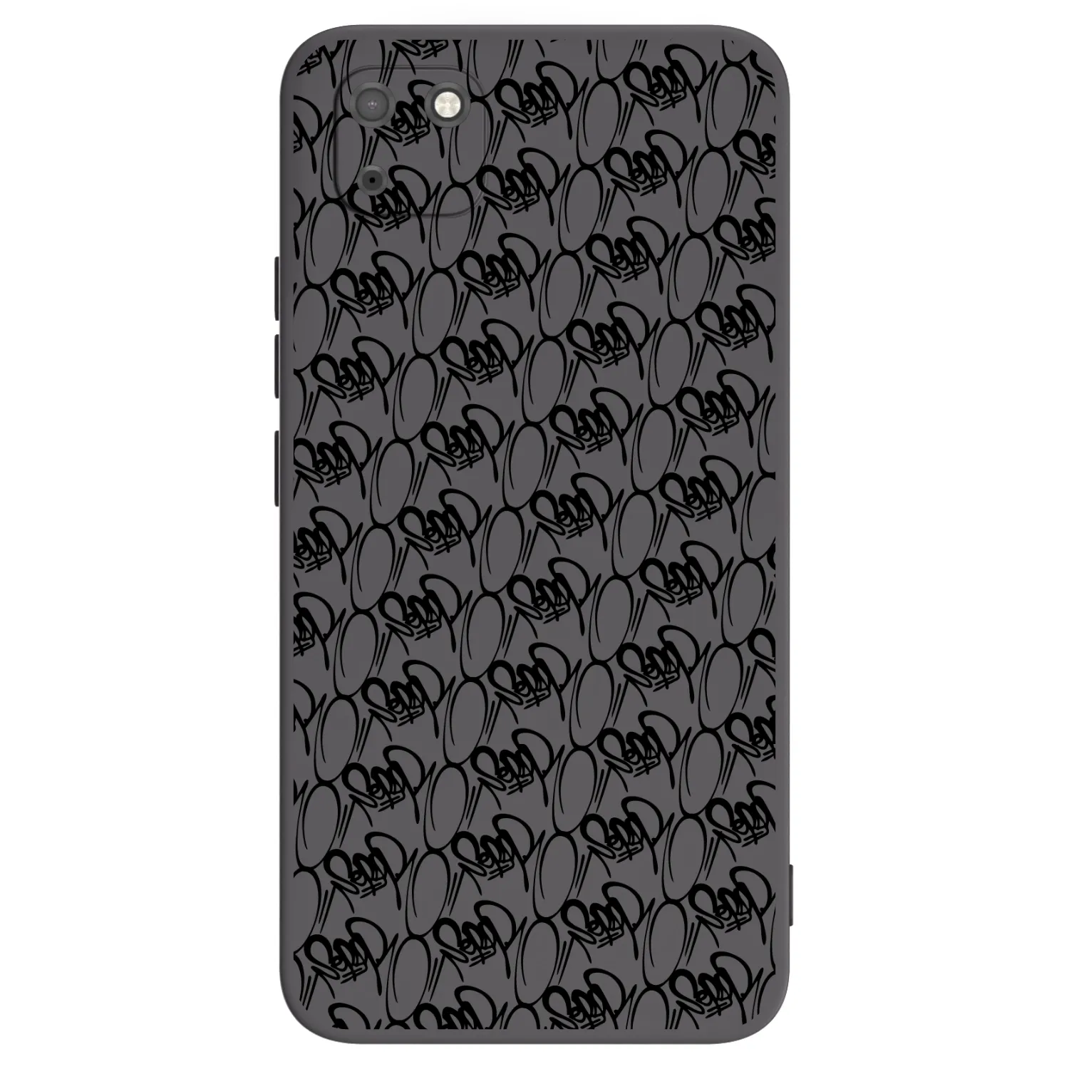 Picasee silikónový čierny obal pre Huawei Y5P - Separ - Black On Black 2