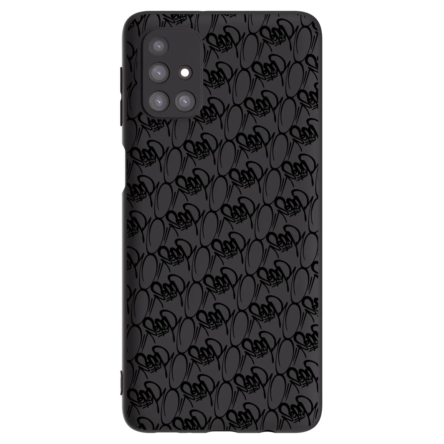 Picasee silikónový čierny obal pre Samsung Galaxy M31s - Separ - Black On Black 2