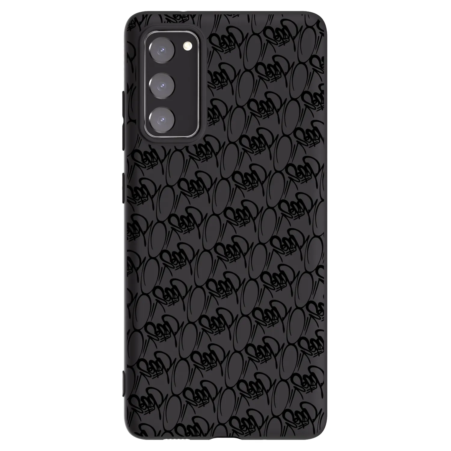 Picasee silikónový čierny obal pre Samsung Galaxy S20 FE - Separ - Black On Black 2