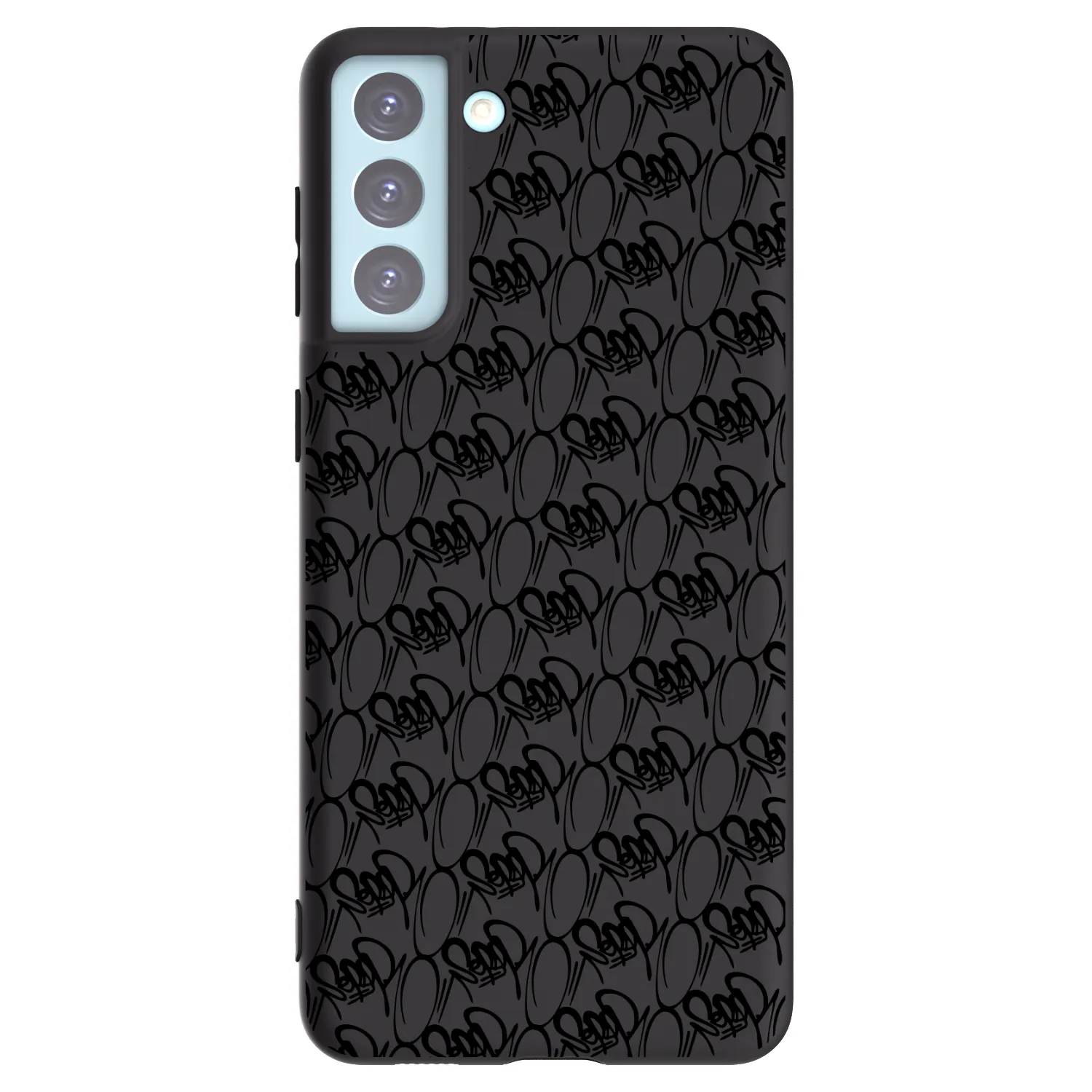Picasee silikónový čierny obal pre Samsung Galaxy S21+ 5G G996F - Separ - Black On Black 2