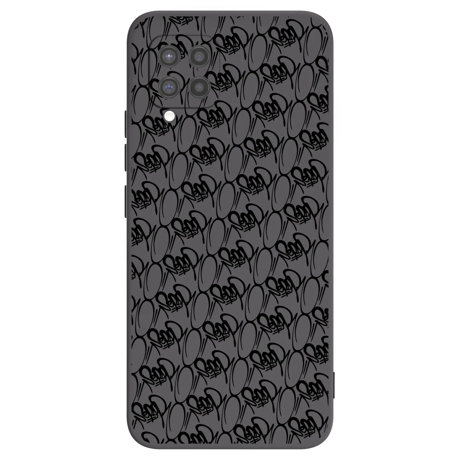 Picasee silikónový čierny obal pre Samsung Galaxy A42 A426B - Separ - Black On Black 2