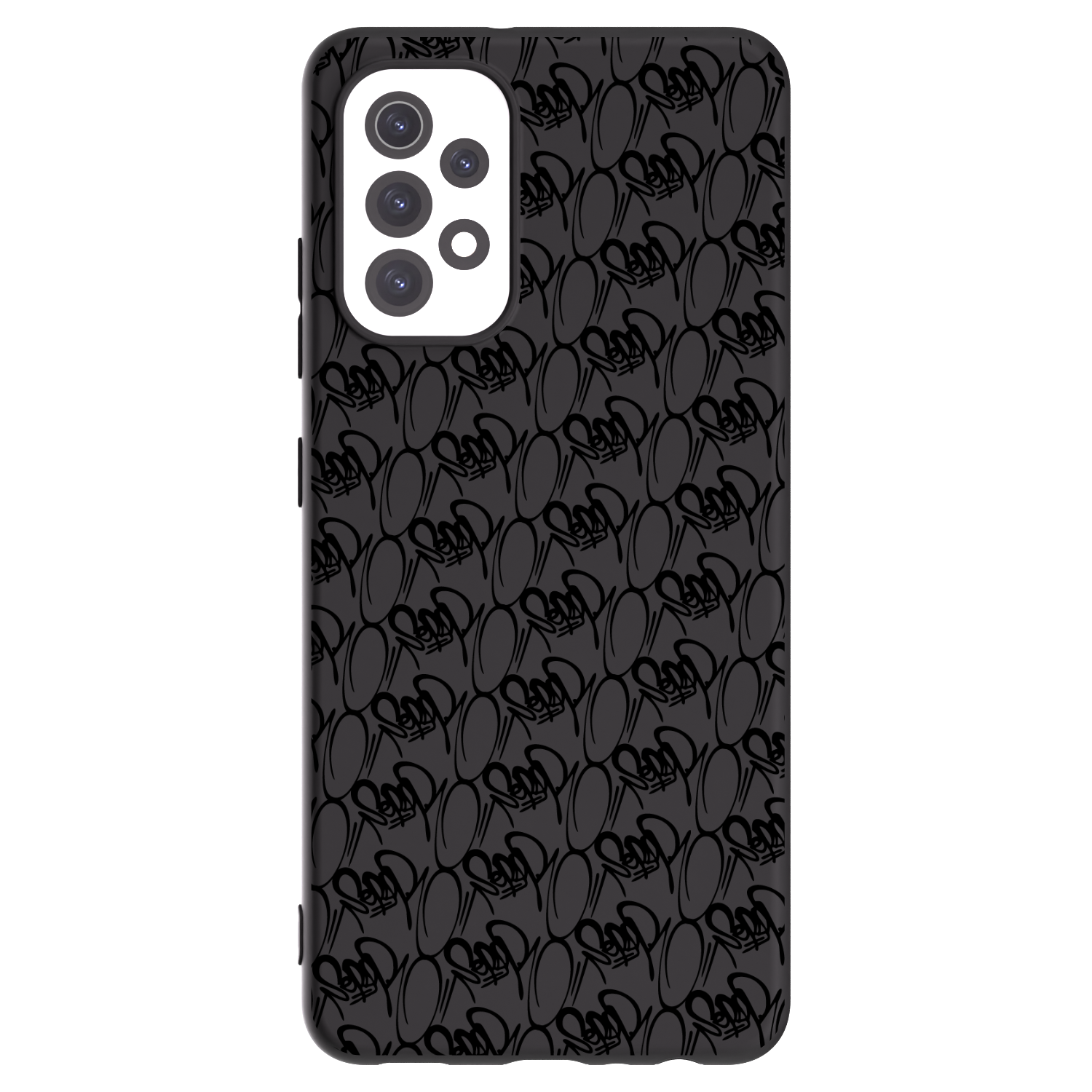 Picasee silikónový čierny obal pre Samsung Galaxy A32 5G A326B - Separ - Black On Black 2
