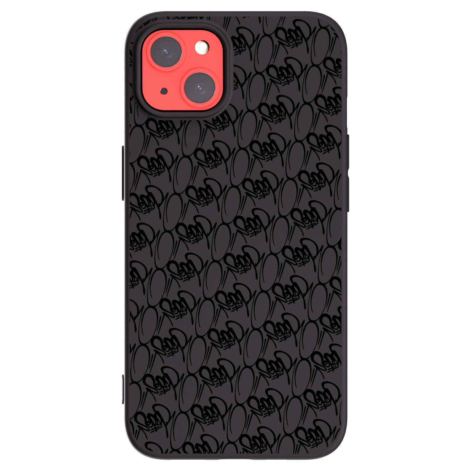 Picasee silikónový čierny obal pre Apple iPhone 13 - Separ - Black On Black 2