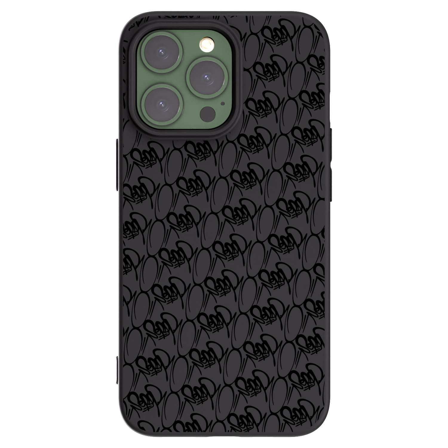 Picasee silikónový čierny obal pre Apple iPhone 13 Pro - Separ - Black On Black 2