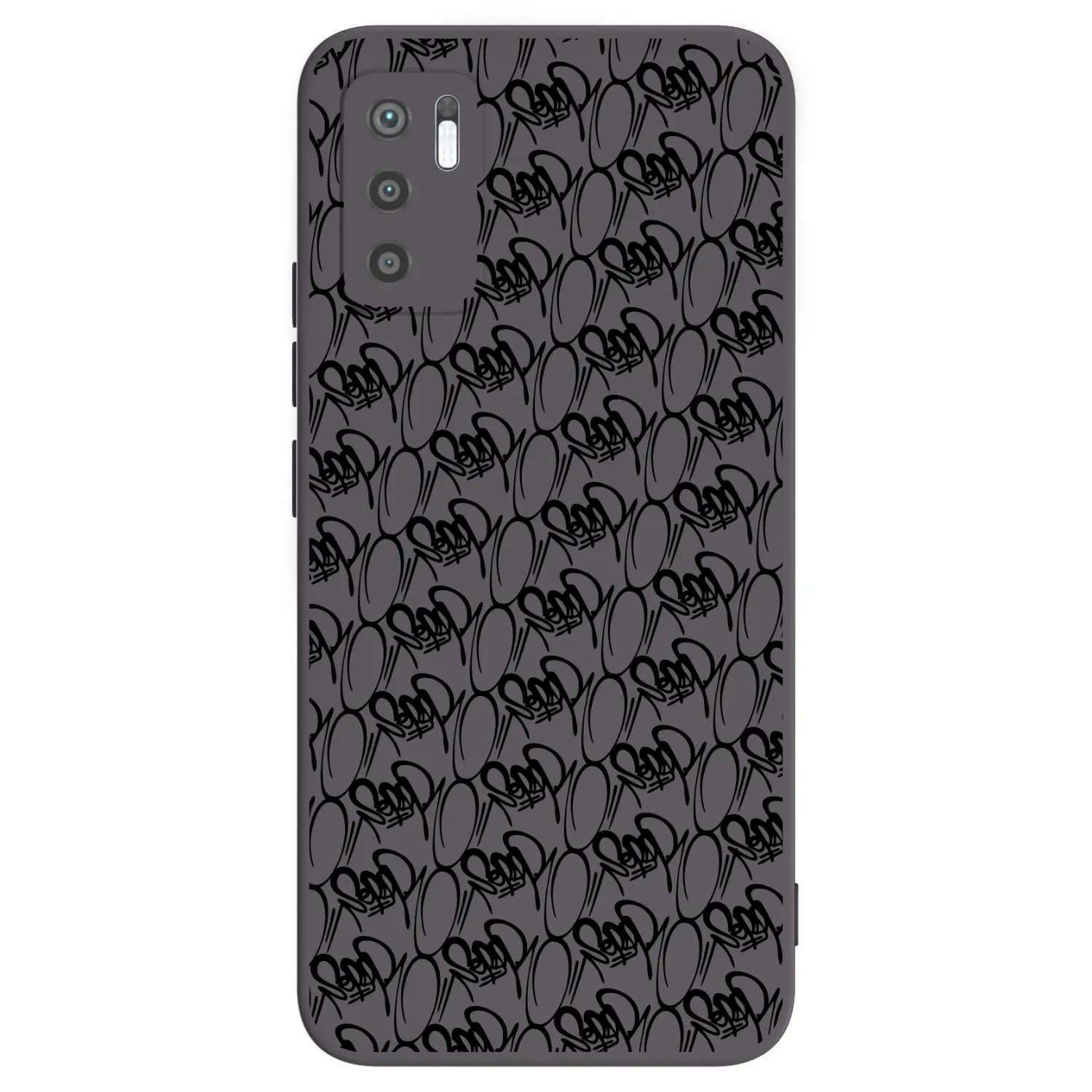 Picasee silikónový čierny obal pre Xiaomi Redmi Note 10 5G - Separ - Black On Black 2