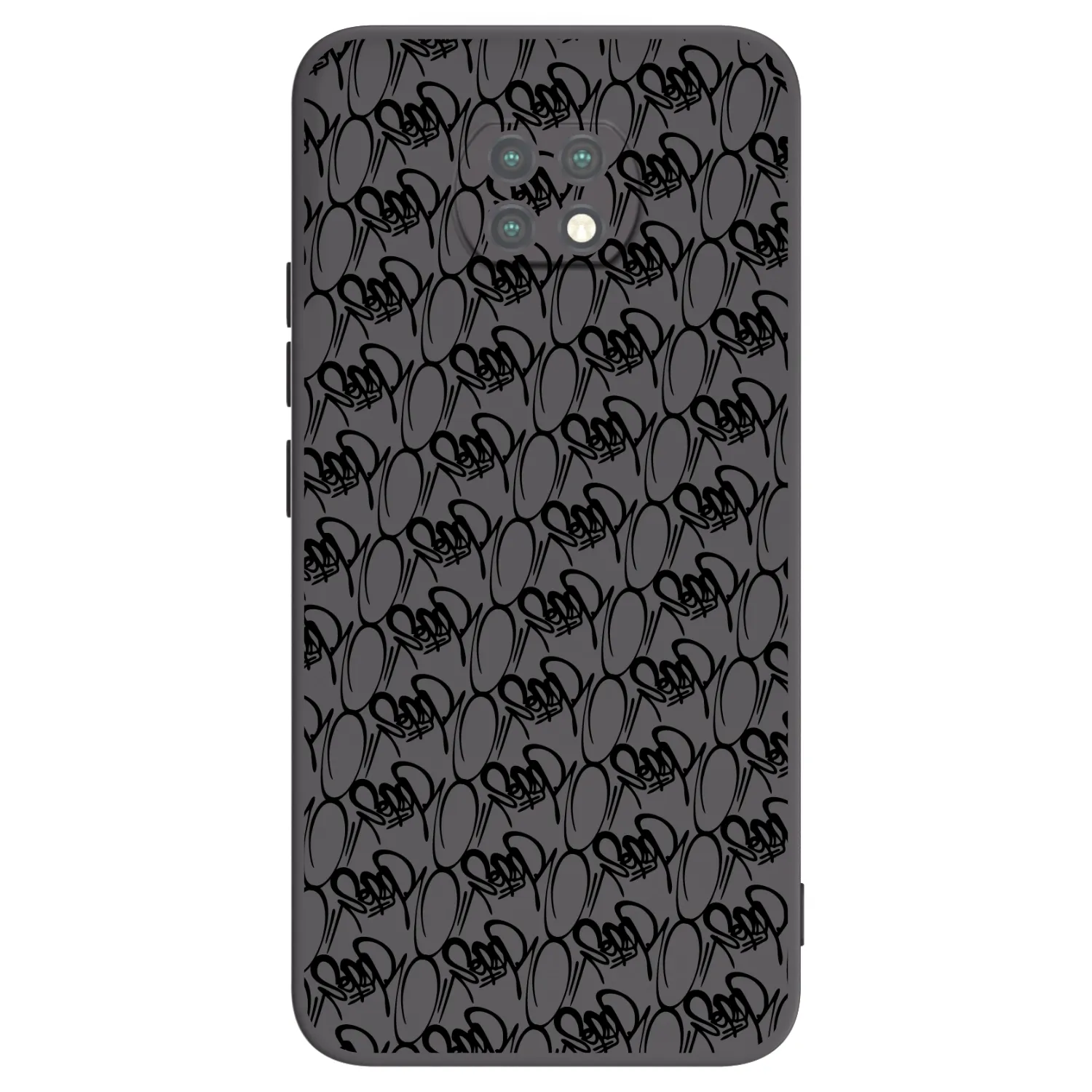 Picasee silikónový čierny obal pre Xiaomi Redmi Note 9T - Separ - Black On Black 2