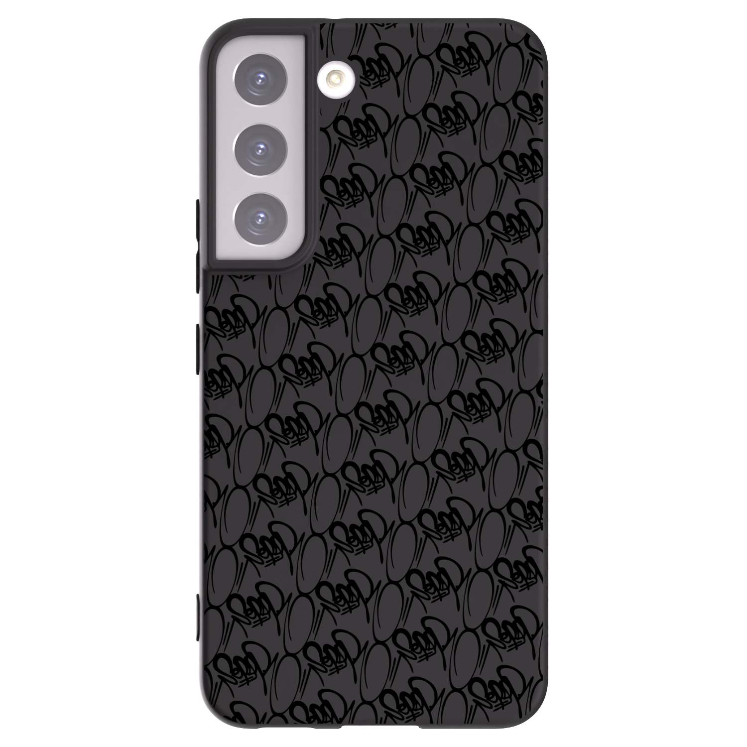 Picasee silikónový čierny obal pre Samsung Galaxy S22 5G - Separ - Black On Black 2