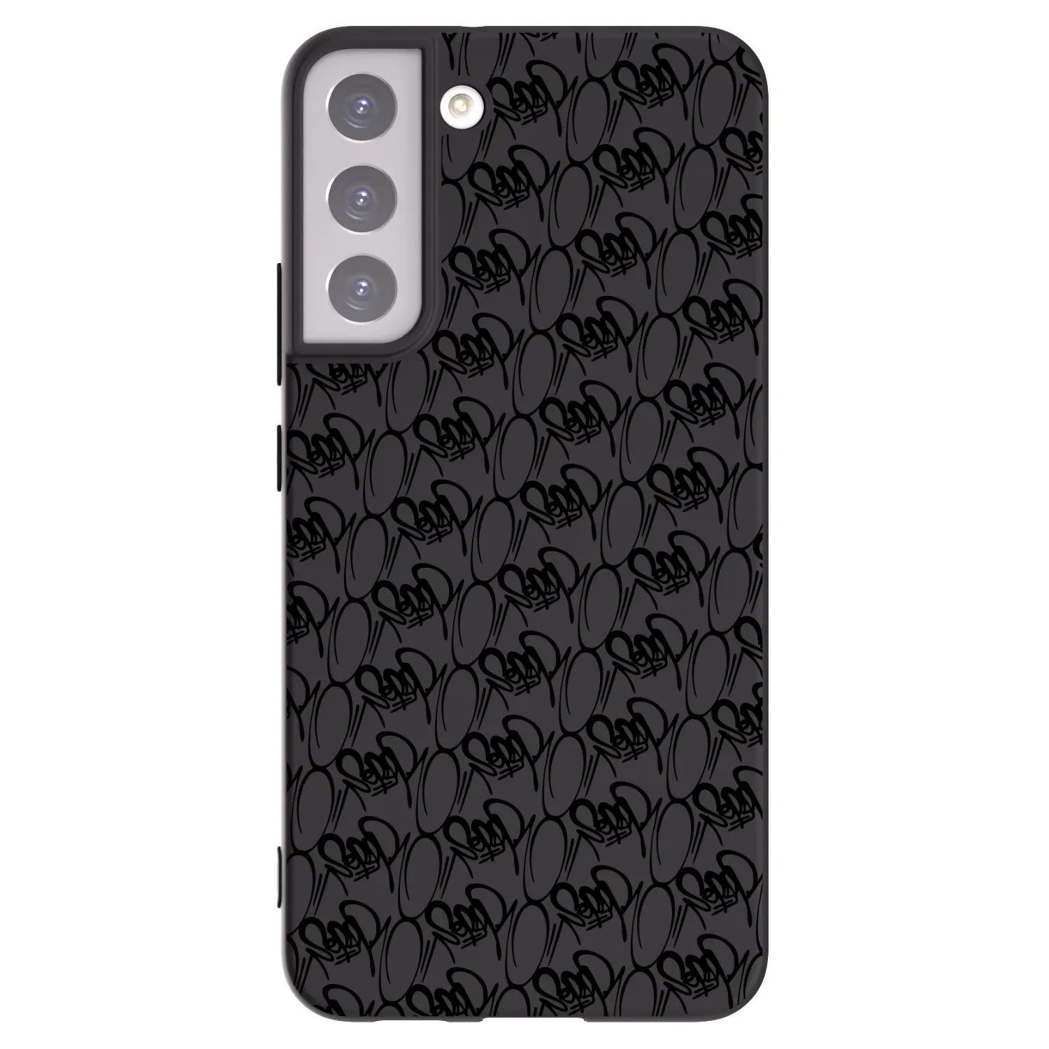 Picasee silikónový čierny obal pre Samsung Galaxy S22+ 5G - Separ - Black On Black 2