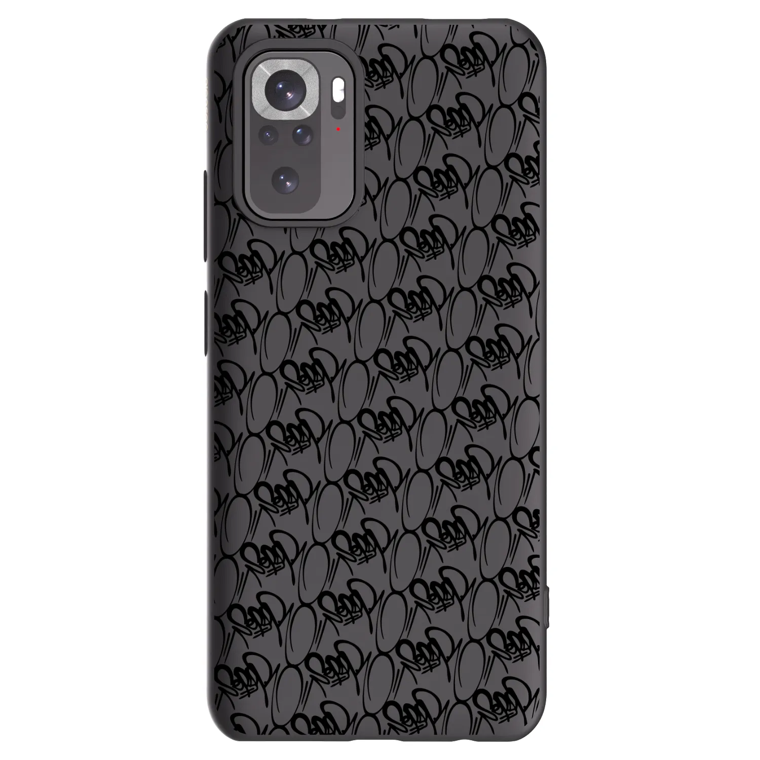 Picasee silikónový čierny obal pre Xiaomi Redmi Note 11S 4G - Separ - Black On Black 2