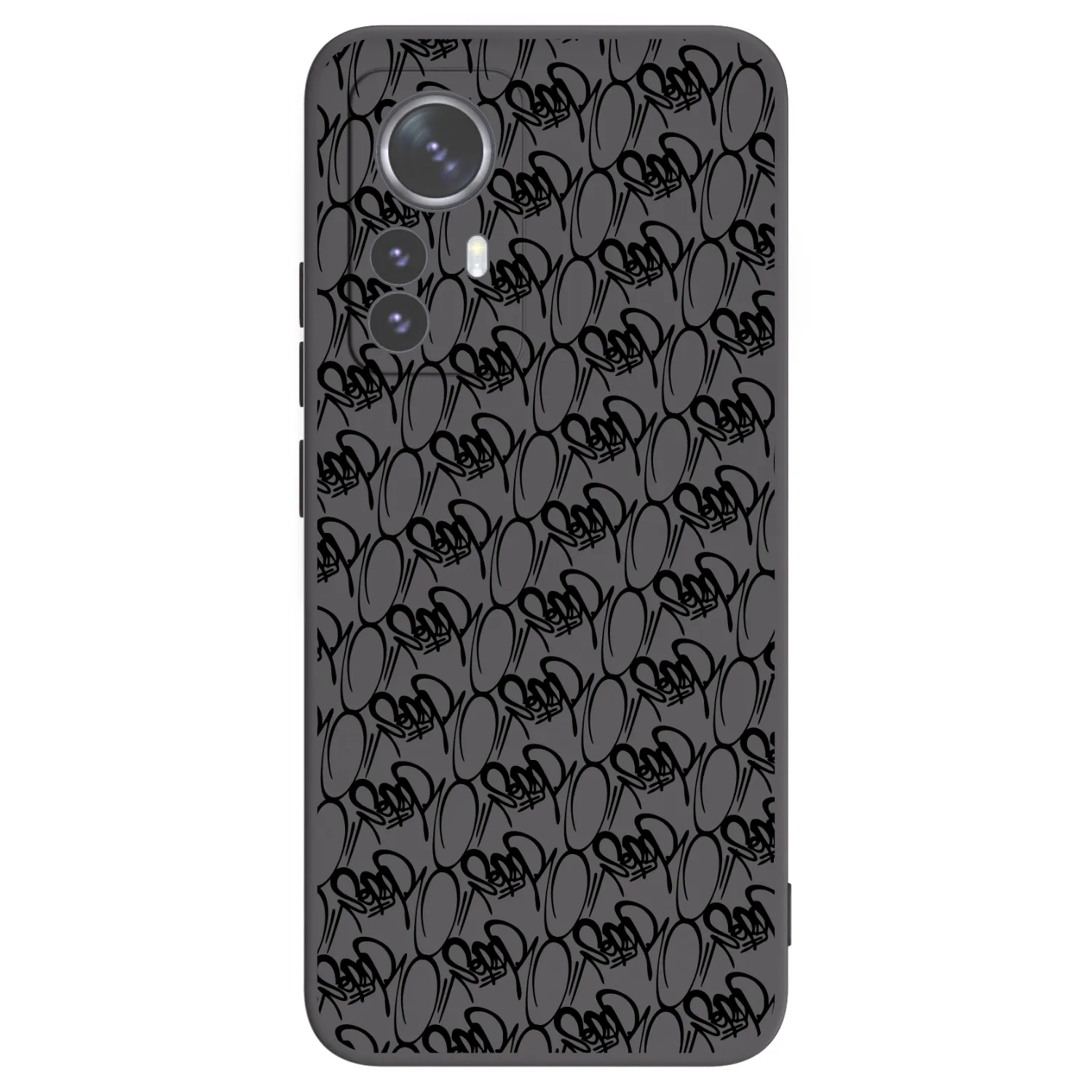 Picasee silikónový čierny obal pre Xiaomi 12 Pro - Separ - Black On Black 2