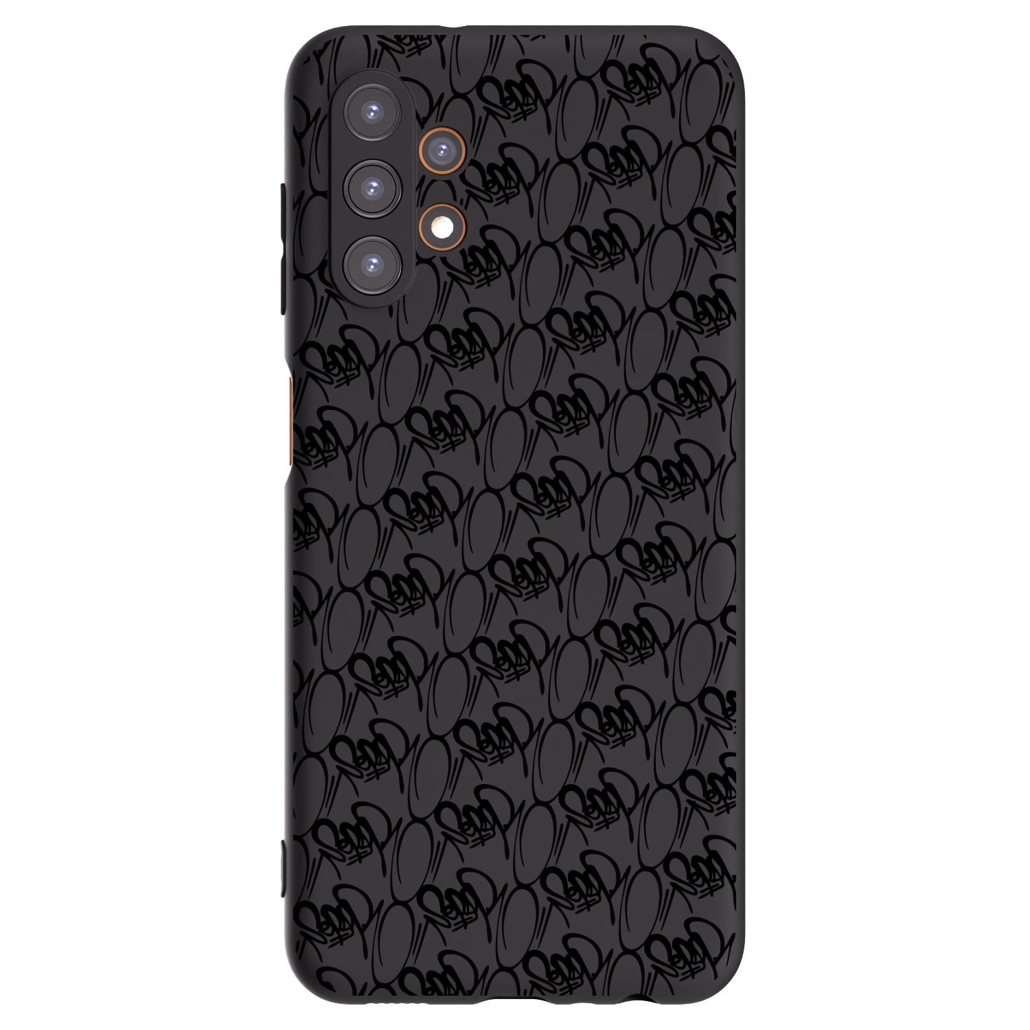 Picasee silikónový čierny obal pre Samsung Galaxy A13 4G A135 - Separ - Black On Black 2