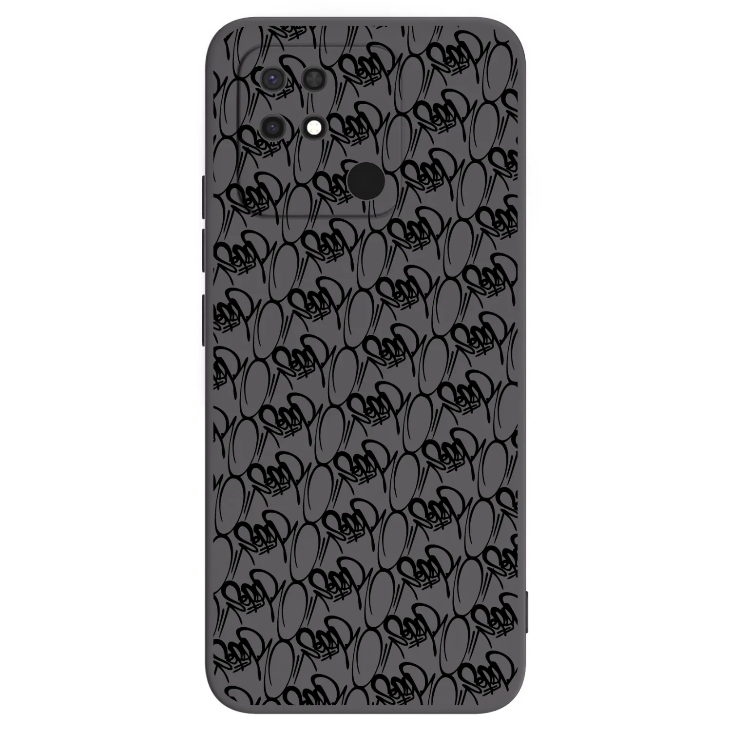 Picasee silikónový čierny obal pre Xiaomi Redmi 10C - Separ - Black On Black 2