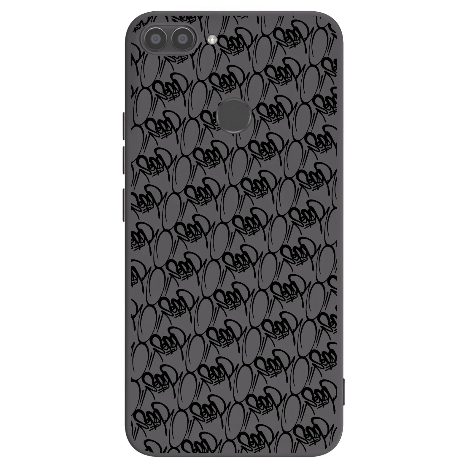 Picasee silikónový čierny obal pre Huawei P Smart - Separ - Black On Black 2