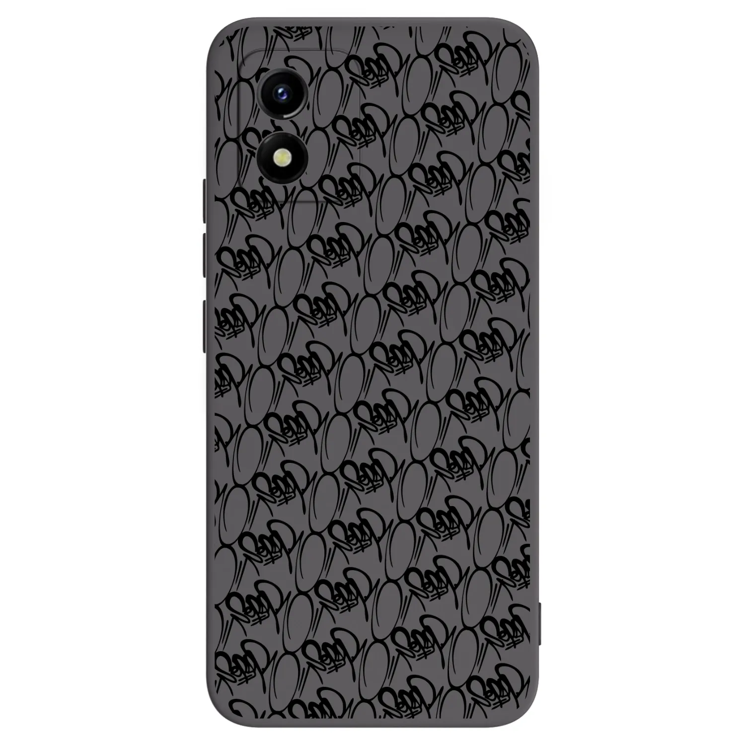 Picasee silikónový čierny obal pre Vivo Y01 - Separ - Black On Black 2