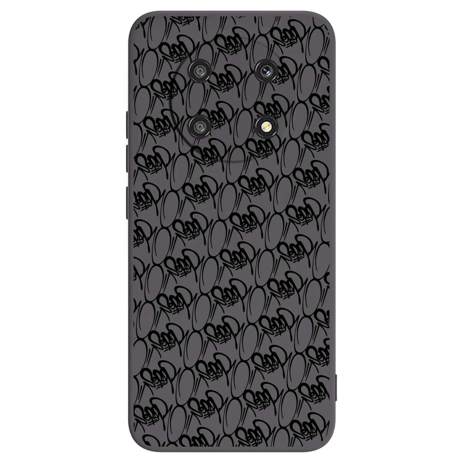 Picasee silikónový čierny obal pre Honor Magic4 Lite 5G - Separ - Black On Black 2
