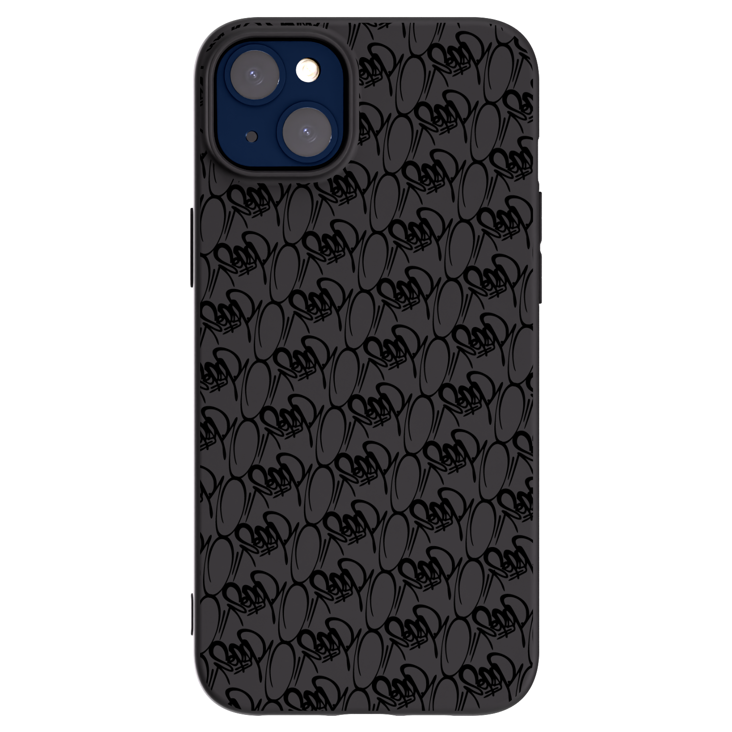 Picasee silikónový čierny obal pre Apple iPhone 14 Plus - Separ - Black On Black 2