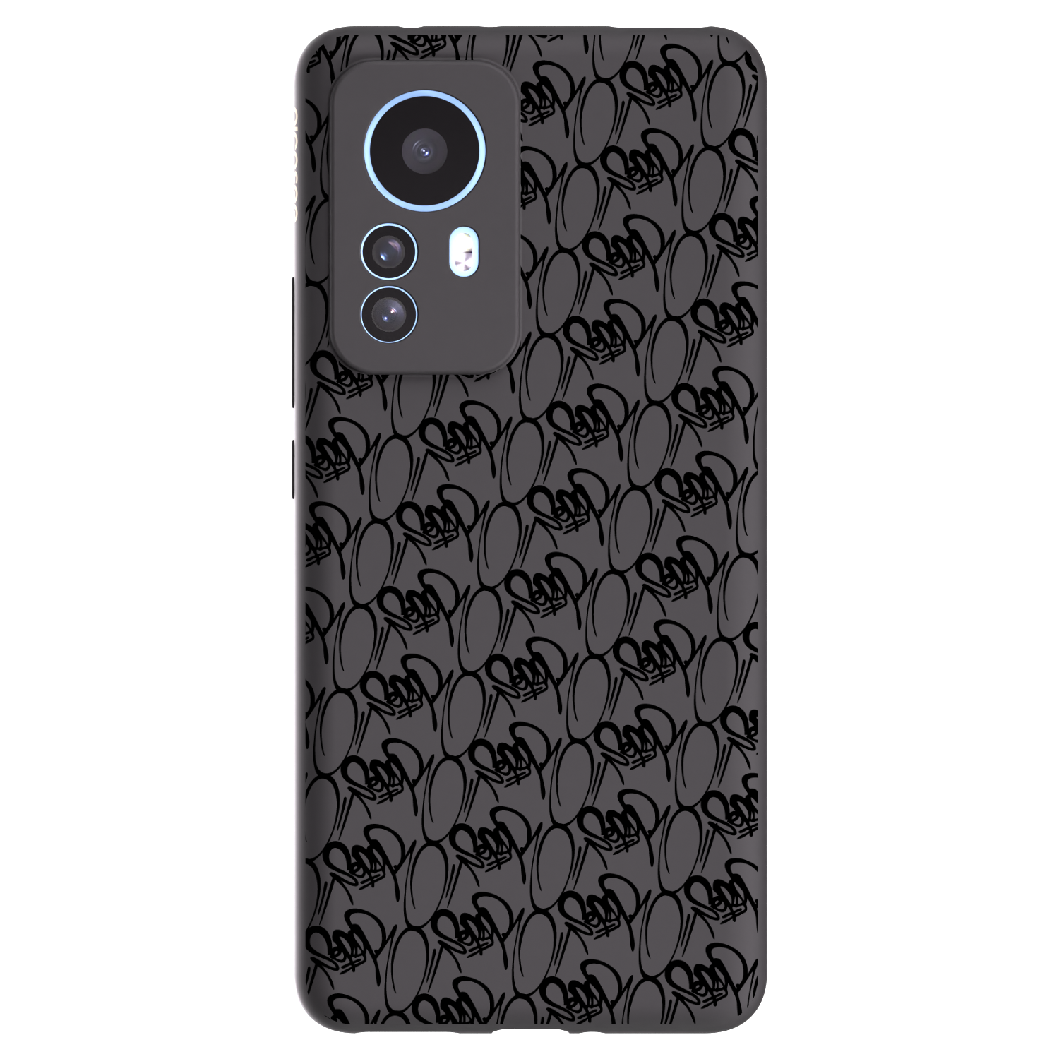Picasee silikónový čierny obal pre Xiaomi 12T - Separ - Black On Black 2