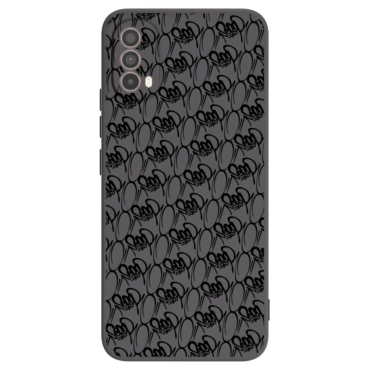 Picasee silikónový čierny obal pre Motorola Moto E40 - Separ - Black On Black 2