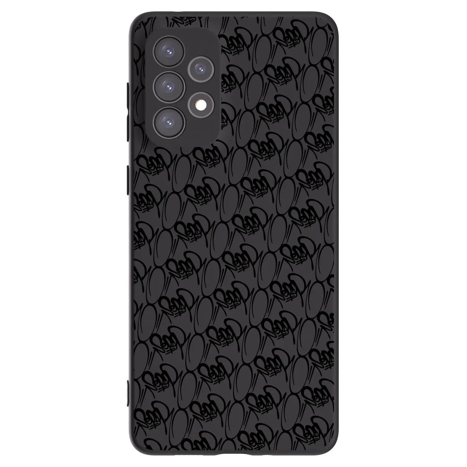 Picasee silikónový čierny obal pre Samsung Galaxy A73 5G - Separ - Black On Black 2