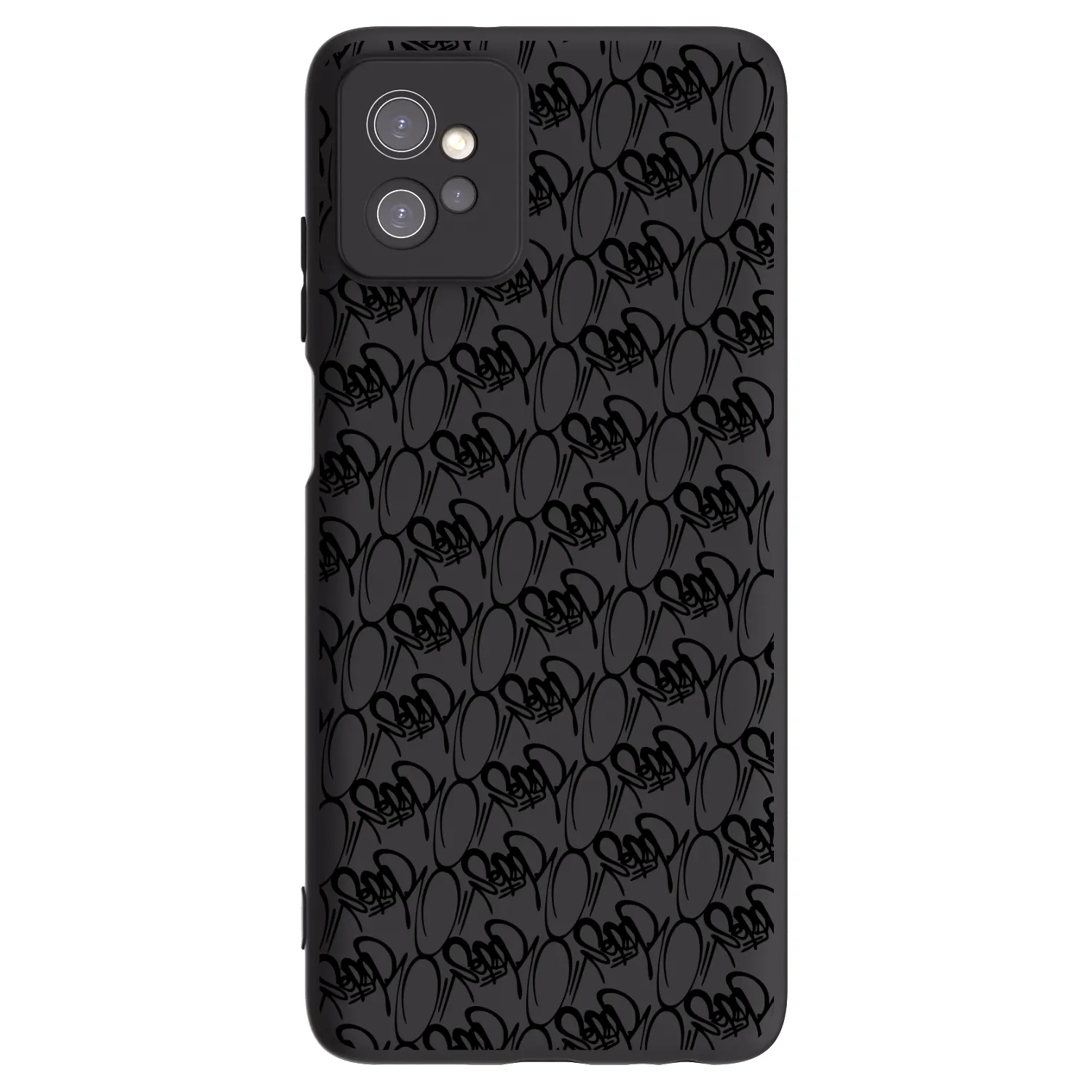 Picasee silikónový čierny obal pre Motorola Moto G32 - Separ - Black On Black 2