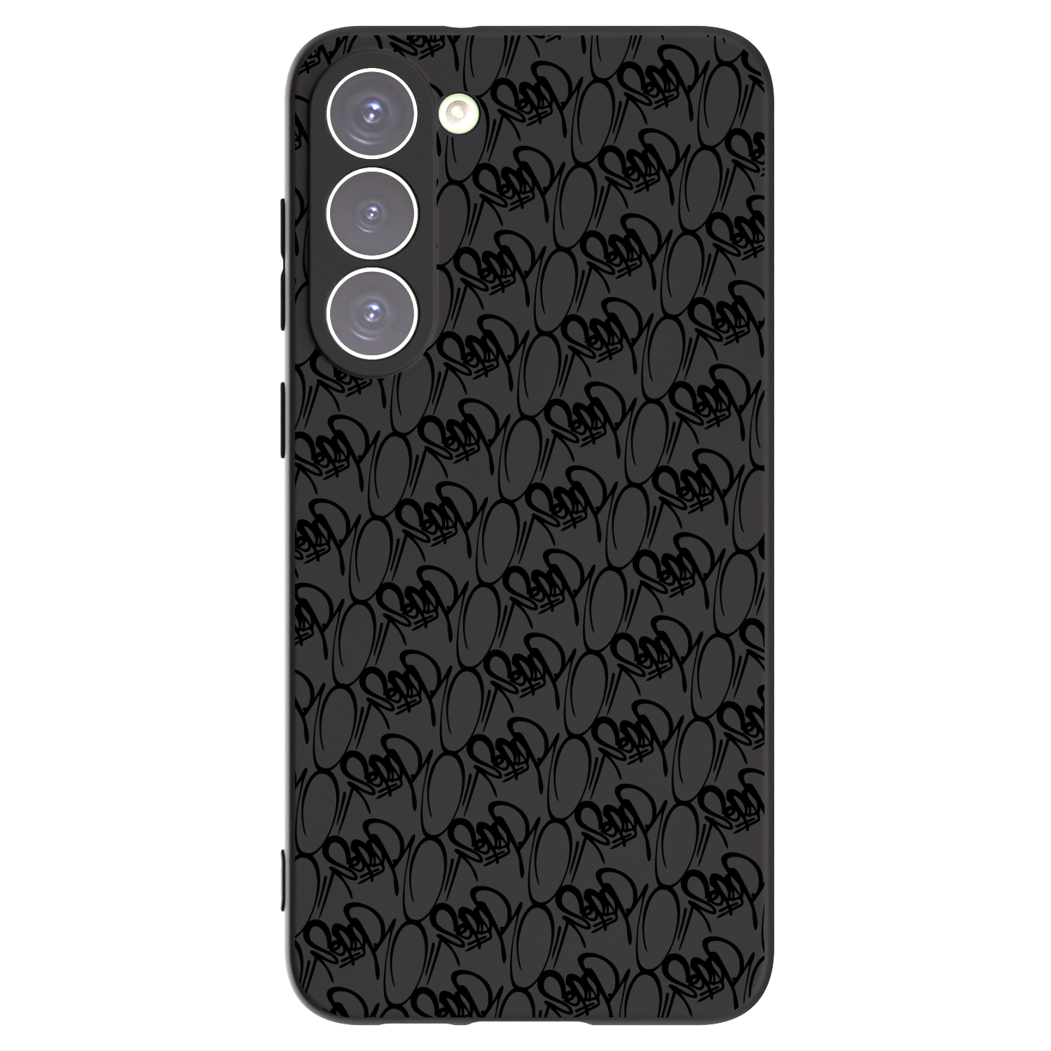 Picasee silikónový čierny obal pre Samsung Galaxy S23+ 5G - Separ - Black On Black 2