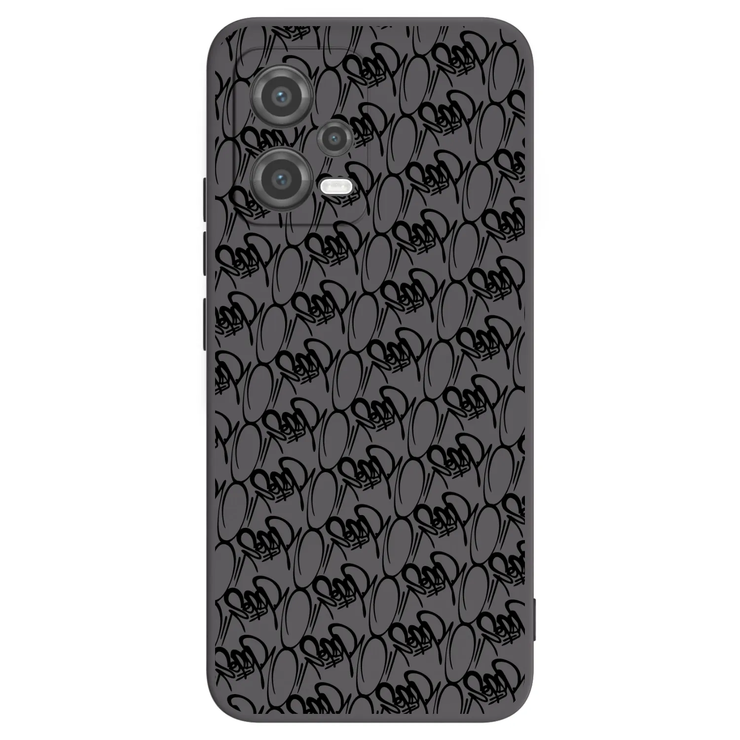Picasee silikónový čierny obal pre Xiaomi Poco X5 - Separ - Black On Black 2
