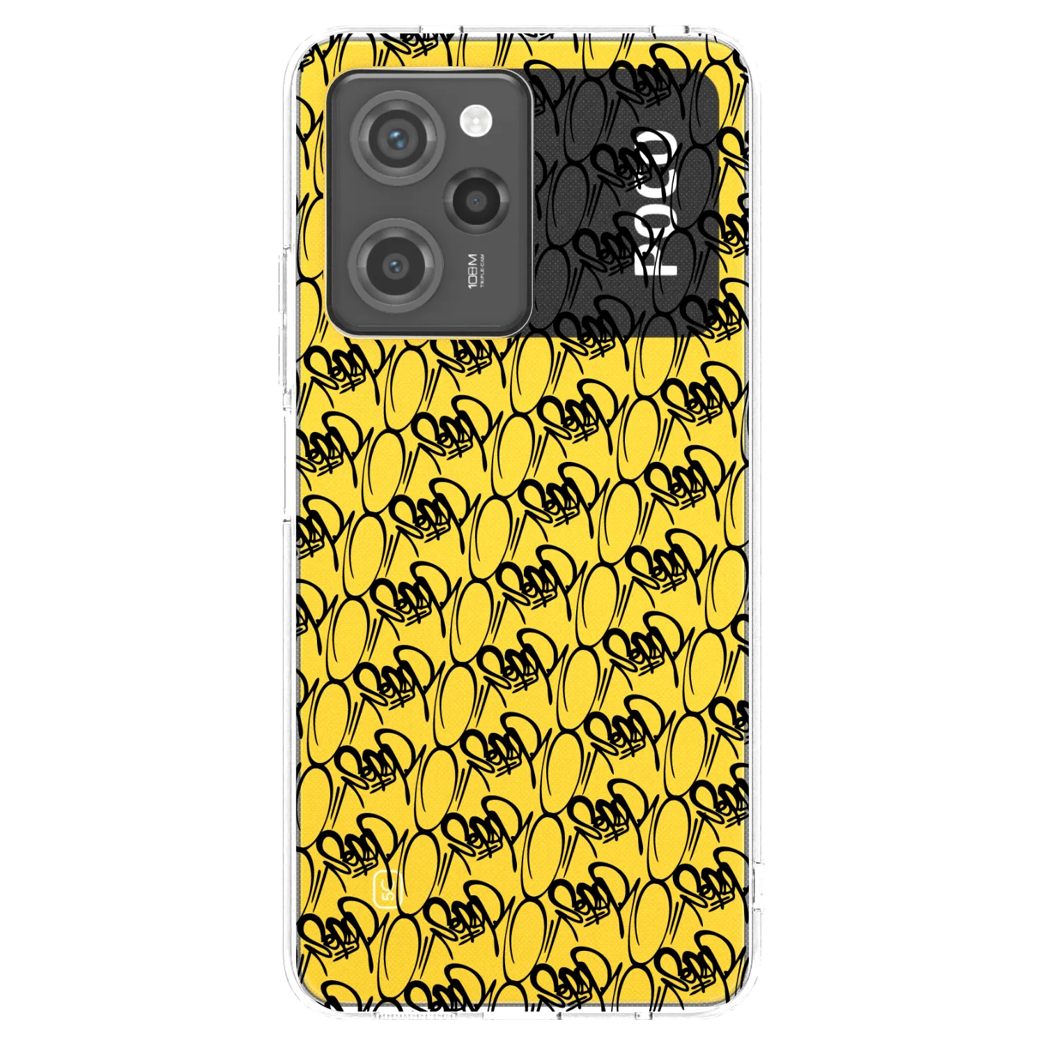 Picasee silikónový čierny obal pre Xiaomi Poco X5 Pro - Separ - Black On Black 2