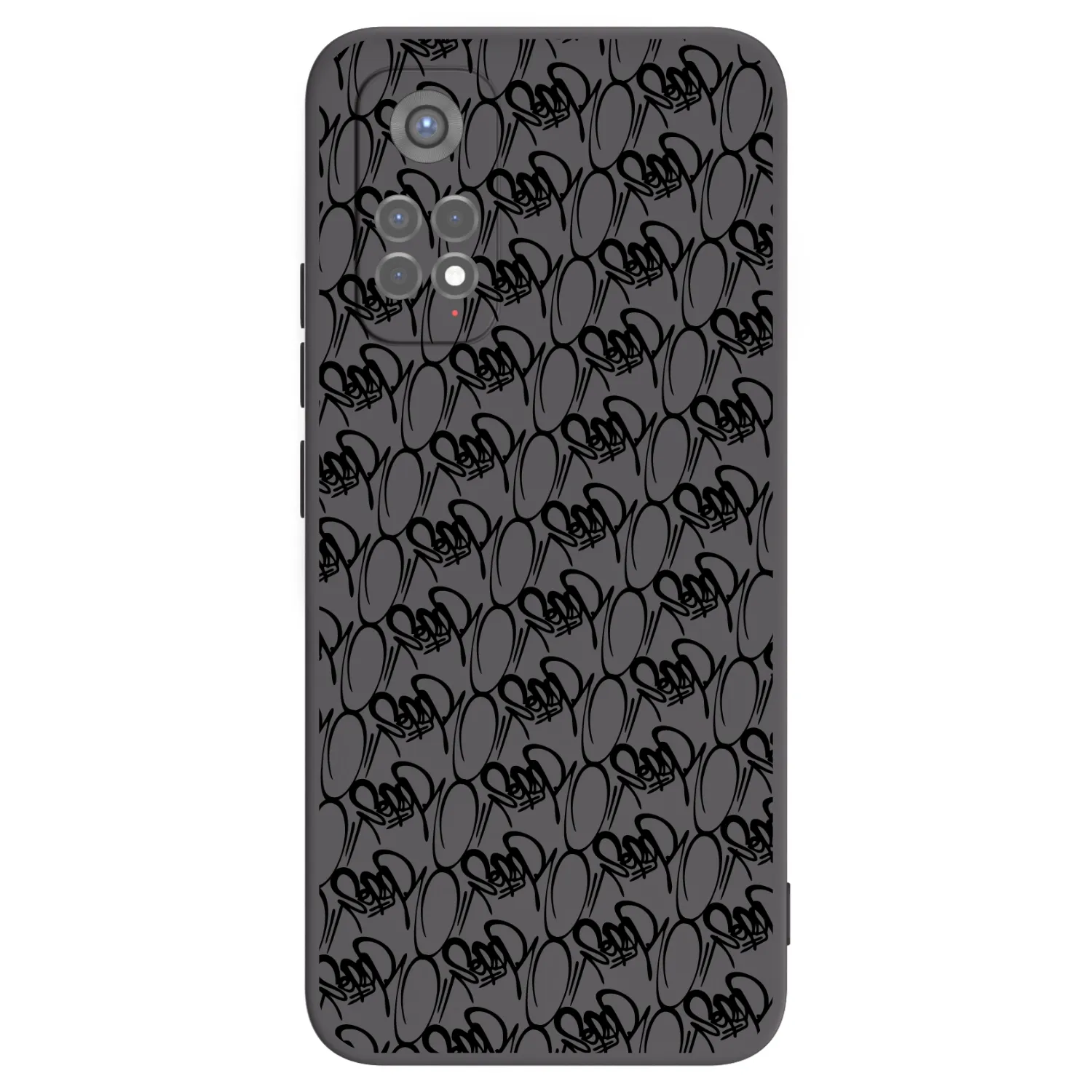 Picasee silikónový čierny obal pre Xiaomi Redmi Note 11S 5G - Separ - Black On Black 2