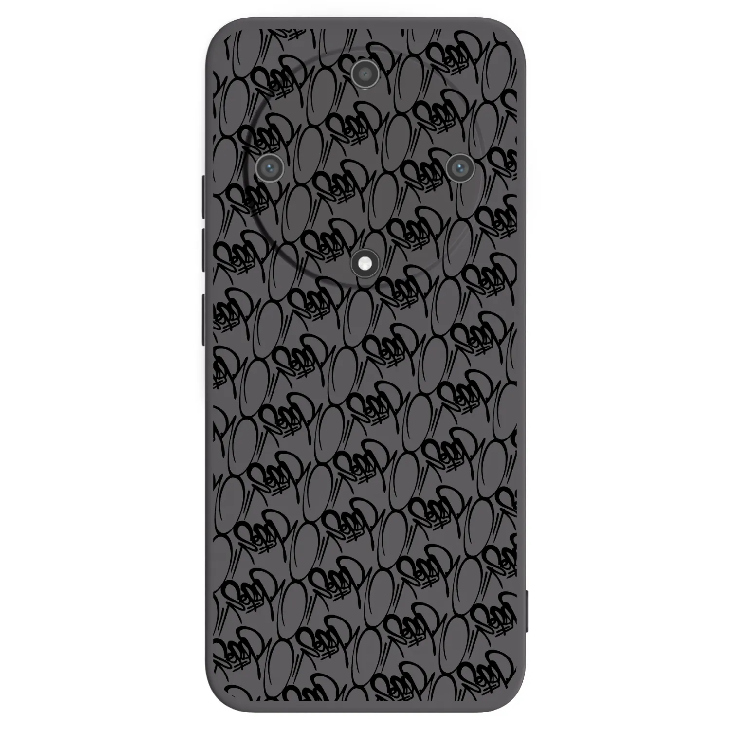 Picasee silikónový čierny obal pre Honor Magic5 Lite 5G - Separ - Black On Black 2