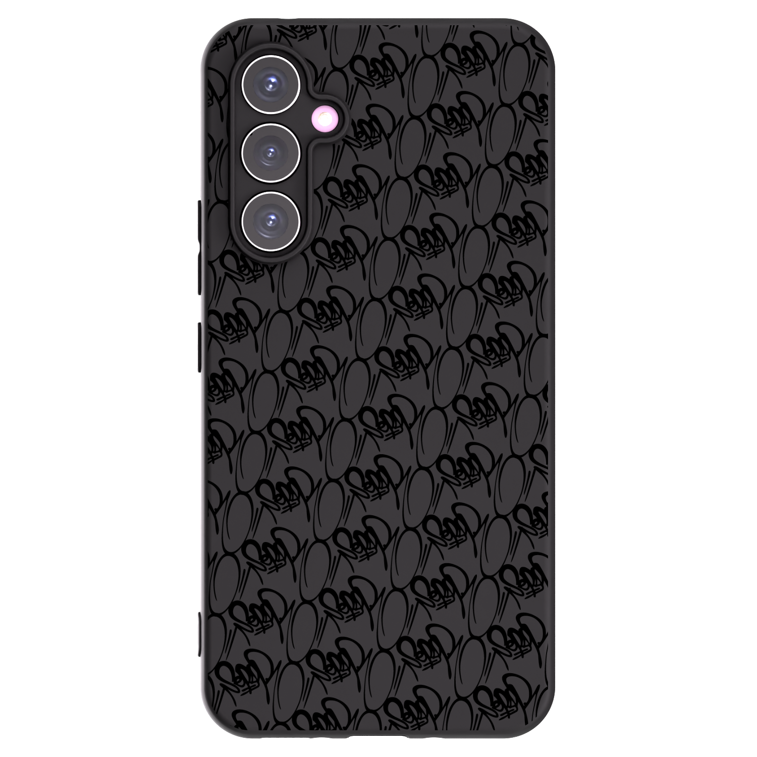 Picasee silikónový čierny obal pre Samsung Galaxy A54 5G A546B - Separ - Black On Black 2