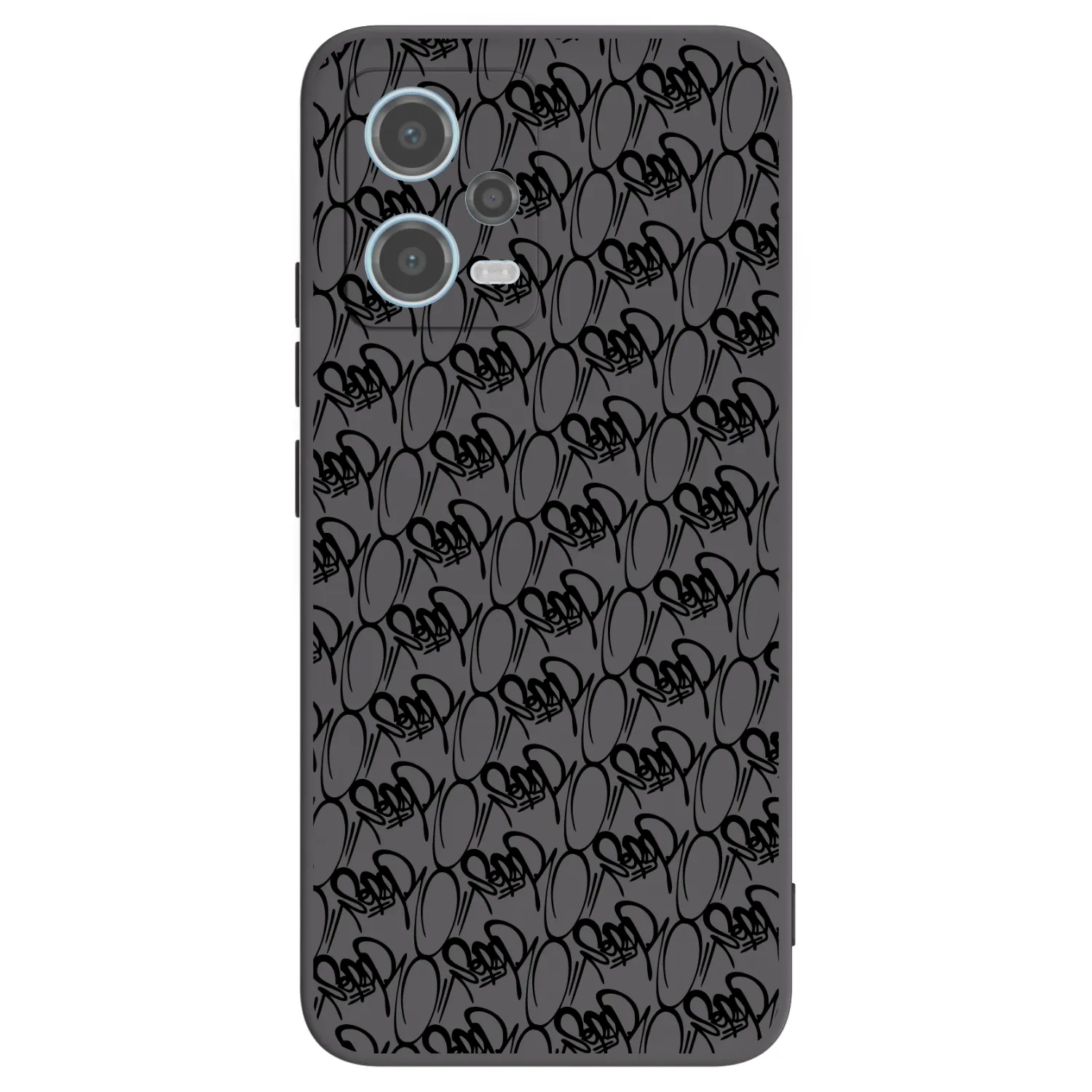 Picasee silikónový čierny obal pre Xiaomi Redmi Note 12 5G - Separ - Black On Black 2