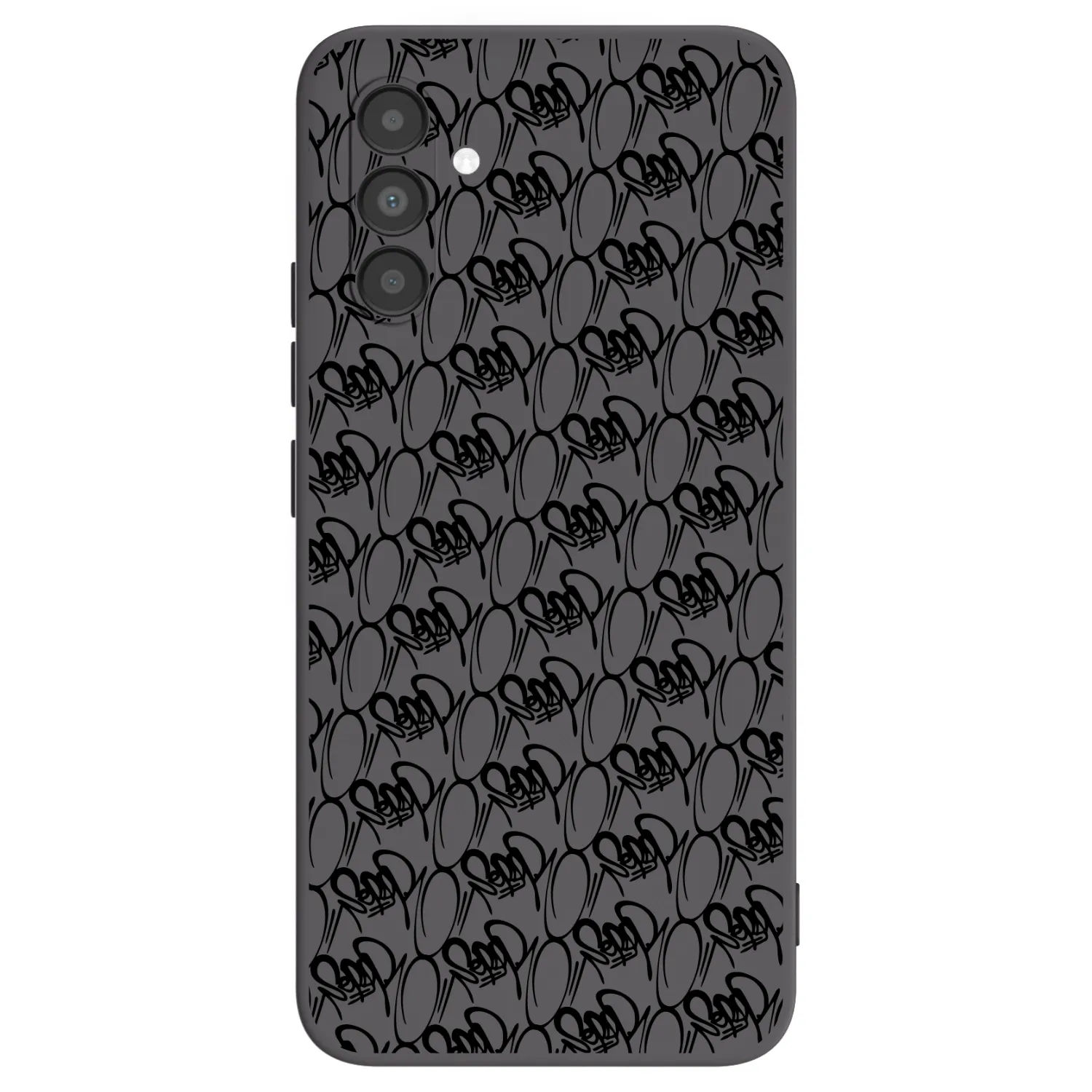 Picasee silikónový čierny obal pre Samsung Galaxy A04s A047F - Separ - Black On Black 2