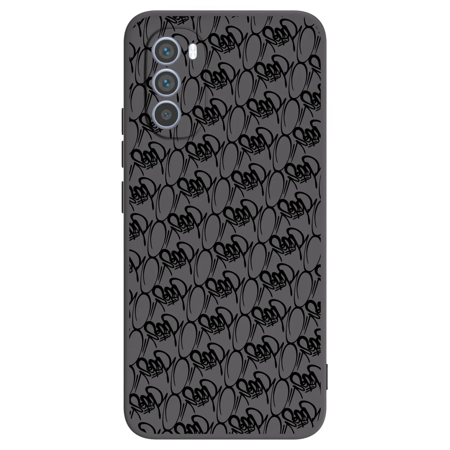 Picasee silikónový čierny obal pre Motorola Moto G62 - Separ - Black On Black 2