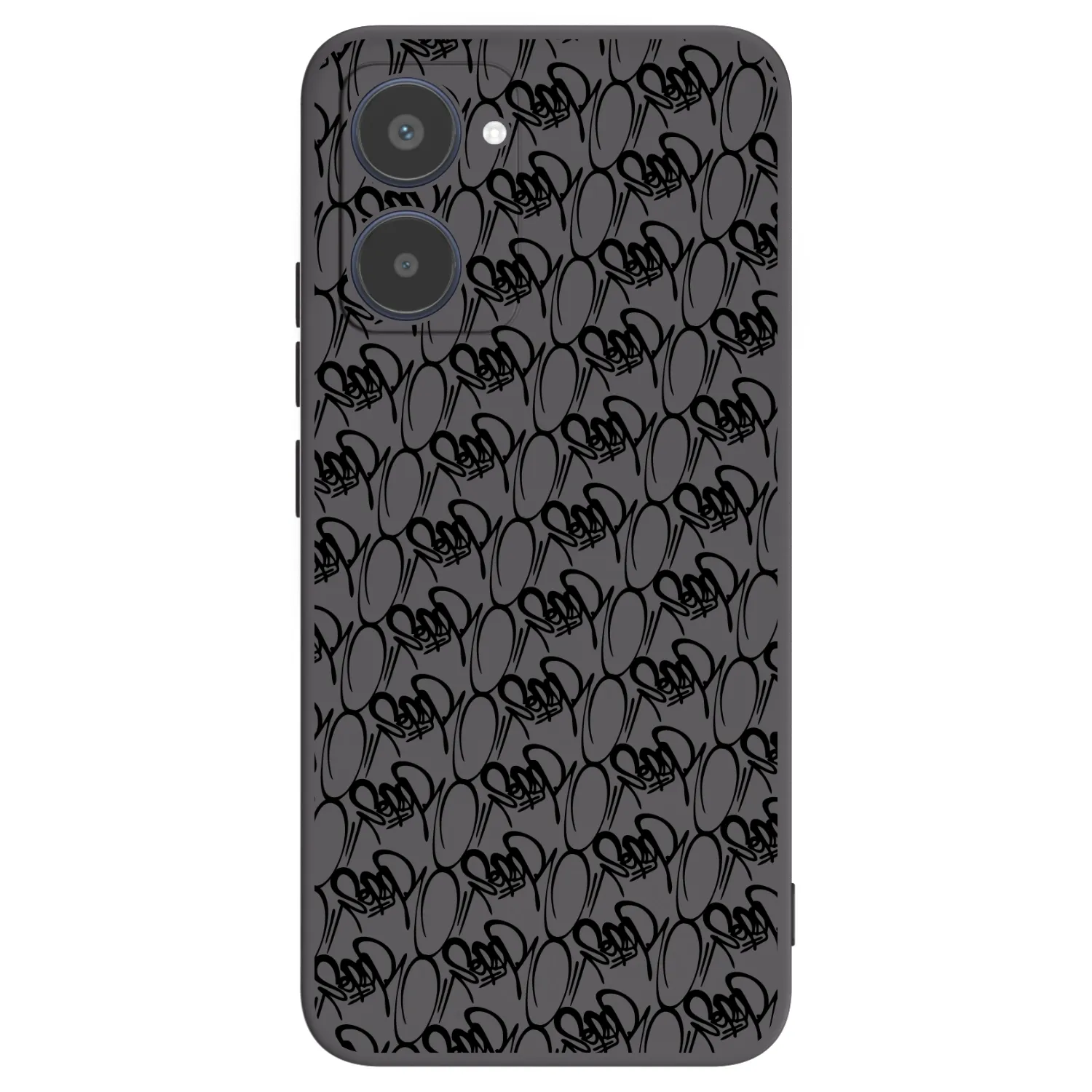 Picasee silikónový čierny obal pre Realme 10 4G - Separ - Black On Black 2