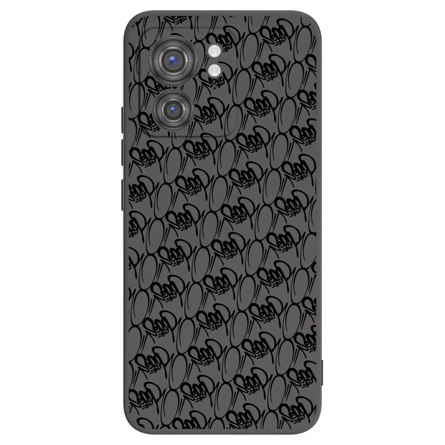 Picasee silikónový čierny obal pre Motorola Edge 40 - Separ - Black On Black 2