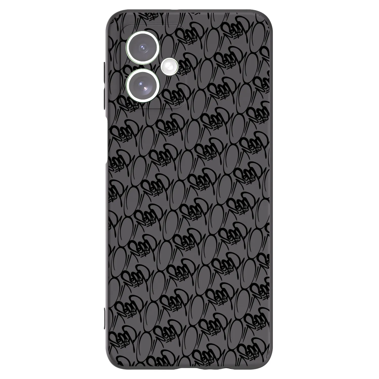 Silikónový čierny obal pre Motorola Moto G54 5G - Separ - Black On Black 2