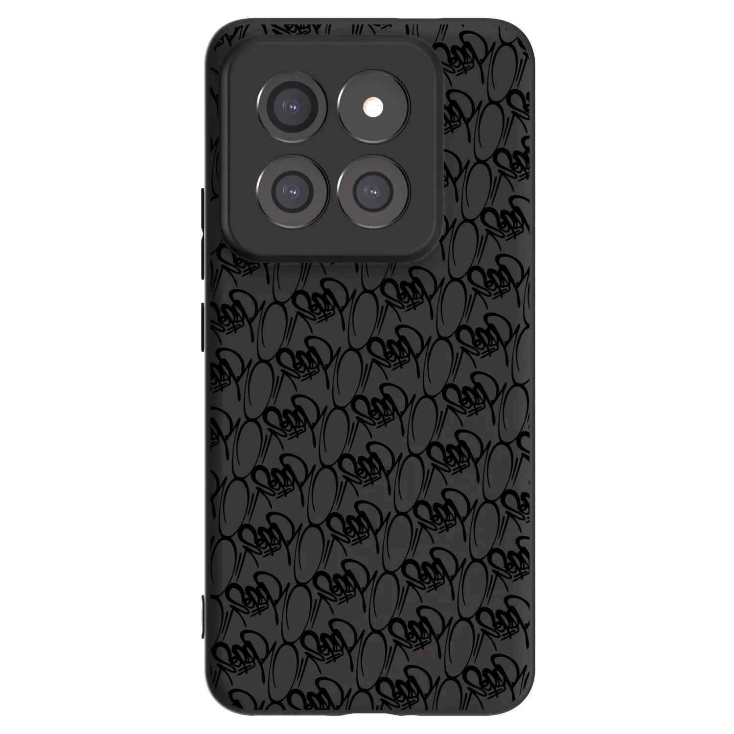 Picasee silikónový čierny obal pre Xiaomi 14 Pro - Separ - Black On Black 2