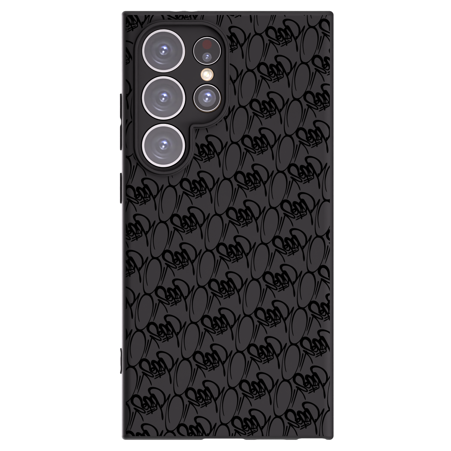 Picasee silikónový čierny obal pre Samsung Galaxy S24 Ultra S928B 5G - Separ - Black On Black 2