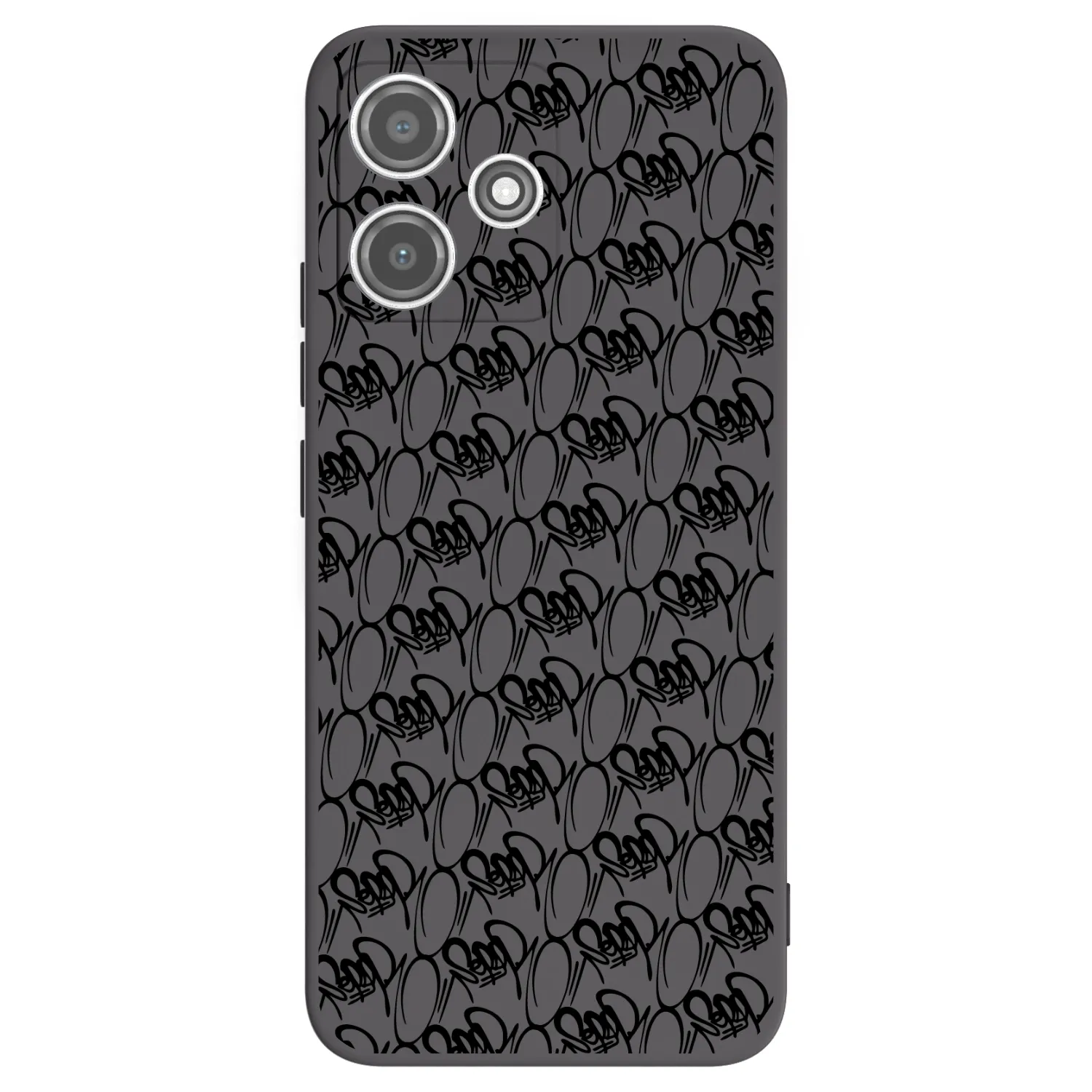 Picasee silikónový čierny obal pre Xiaomi Redmi 12 5G - Separ - Black On Black 2