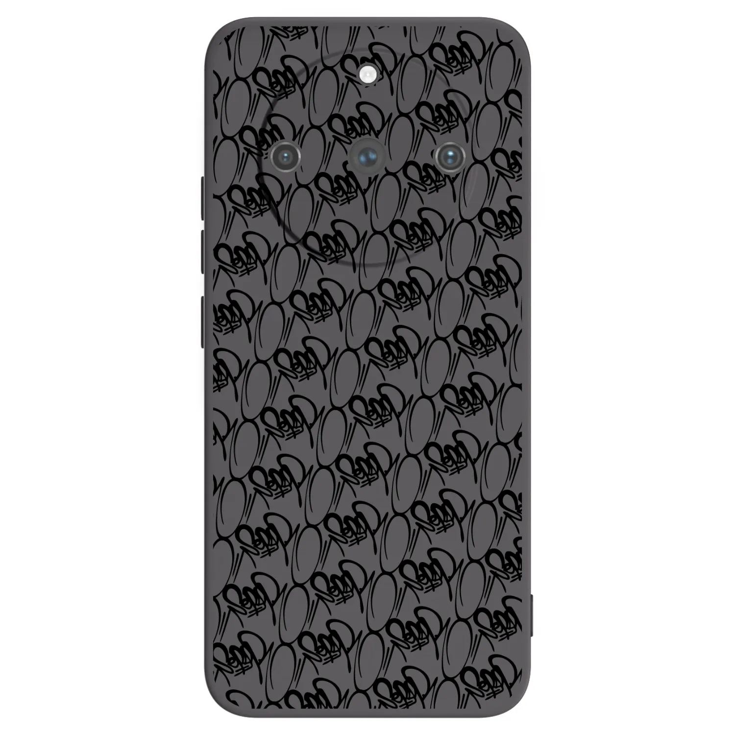 Picasee silikónový čierny obal pre Realme 11 Pro+ - Separ - Black On Black 2
