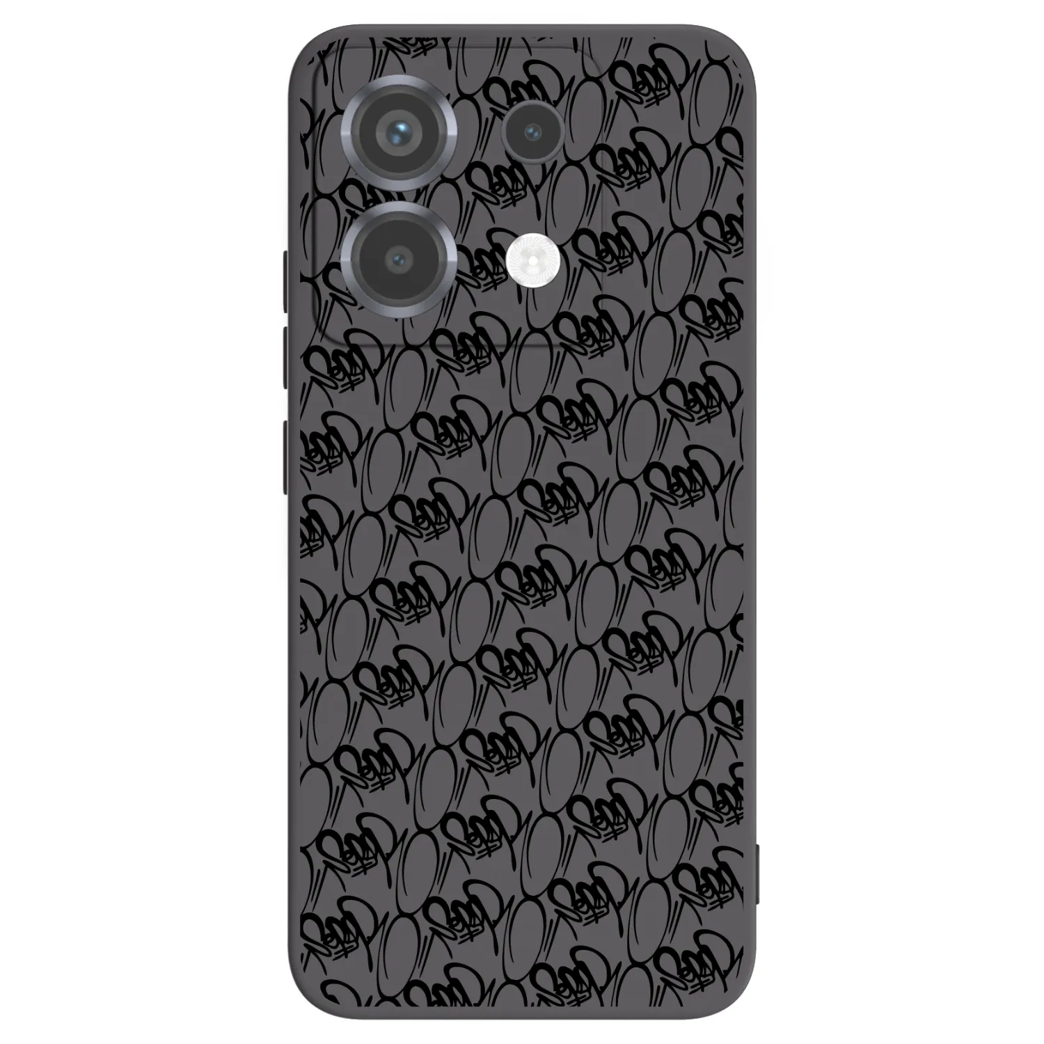 Picasee silikónový čierny obal pre Xiaomi Poco X6 - Separ - Black On Black 2