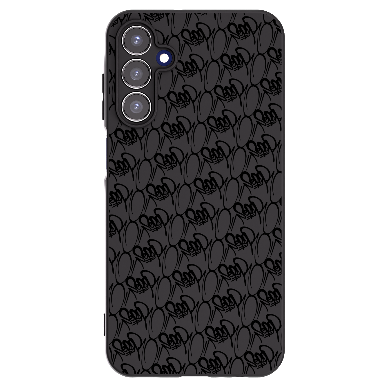 Picasee silikónový čierny obal pre Samsung Galaxy A15 A156B 5G - Separ - Black On Black 2