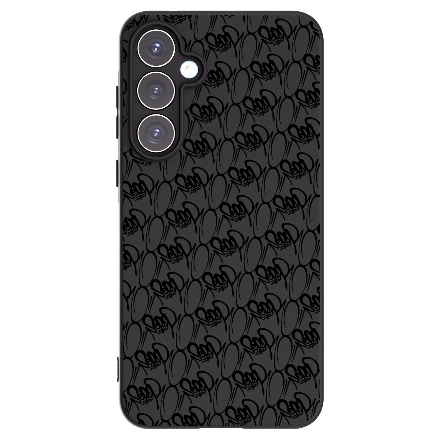 Picasee silikónový čierny obal pre Samsung Galaxy A55 5G A556B - Separ - Black On Black 2