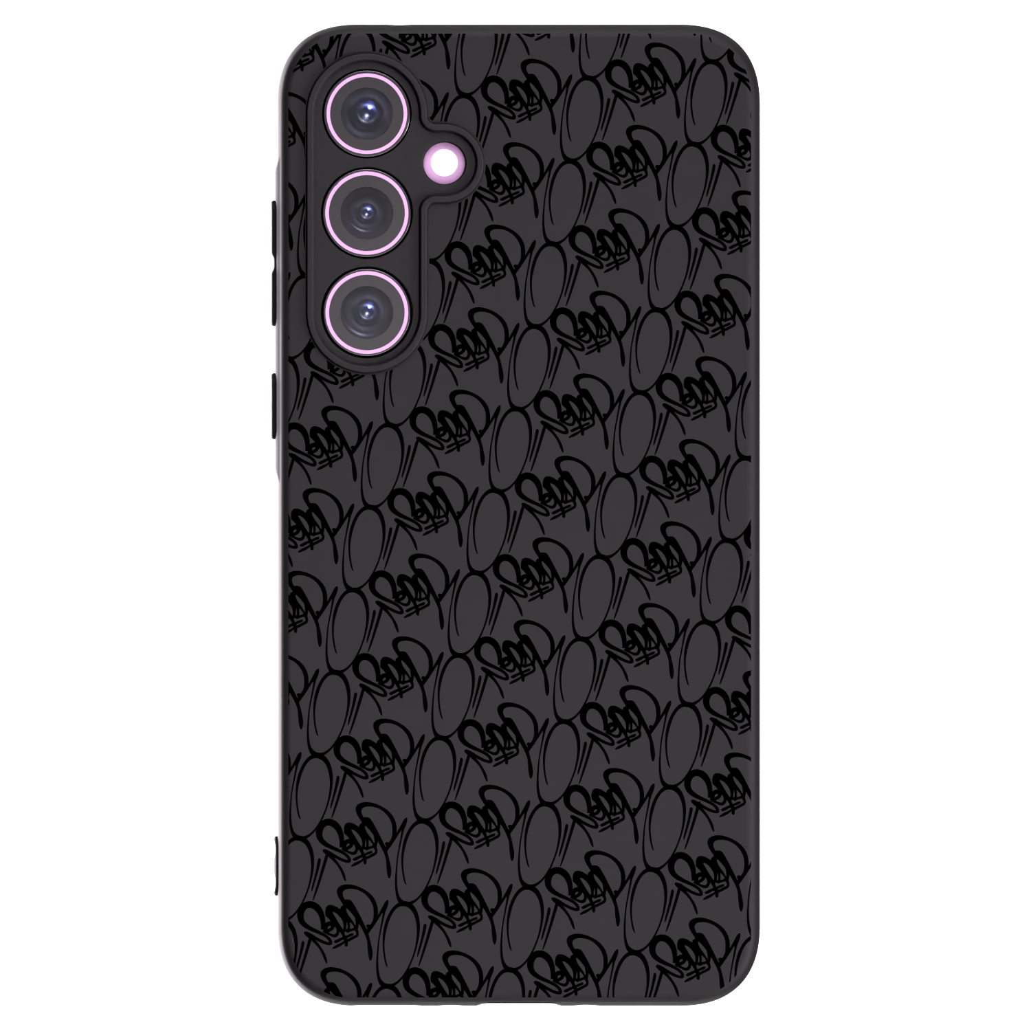 Picasee silikónový čierny obal pre Samsung Galaxy A35 5G A356B - Separ - Black On Black 2