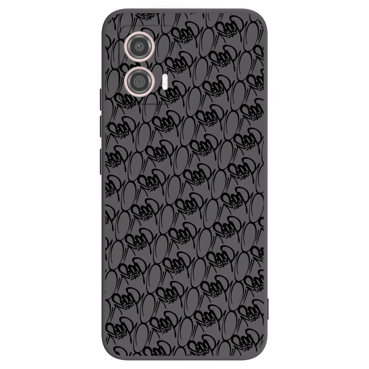 Picasee silikónový čierny obal pre Motorola Moto G53 5G - Separ - Black On Black 2