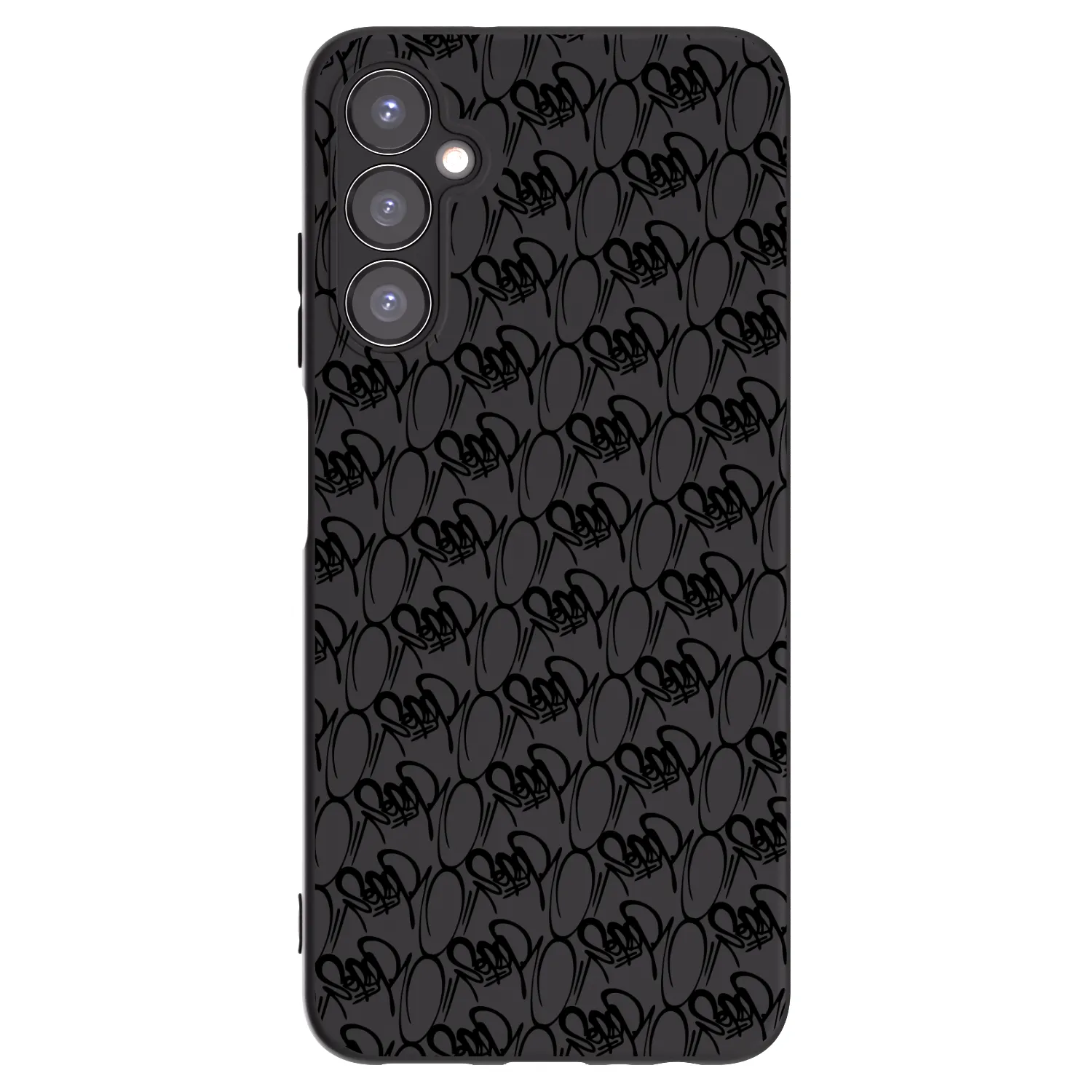 Picasee silikónový čierny obal pre Samsung Galaxy A05s A057G - Separ - Black On Black 2