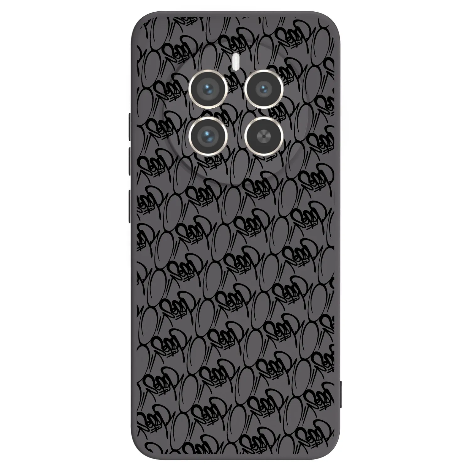 Picasee silikónový čierny obal pre Realme 12 Pro 5G - Separ - Black On Black 2