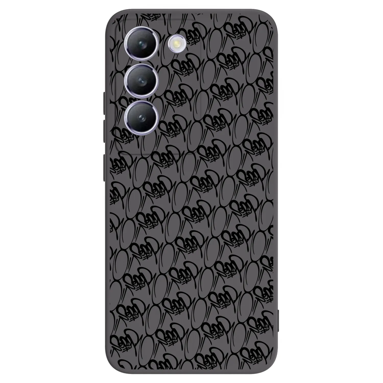 Picasee silikónový čierny obal pre Vivo V40 SE 5G - Separ - Black On Black 2